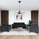 preview thumbnail 35 of 33, Modern Tiered Linear Sputnik Chandelier Warm Light 3000K Integrated LED Chandelier