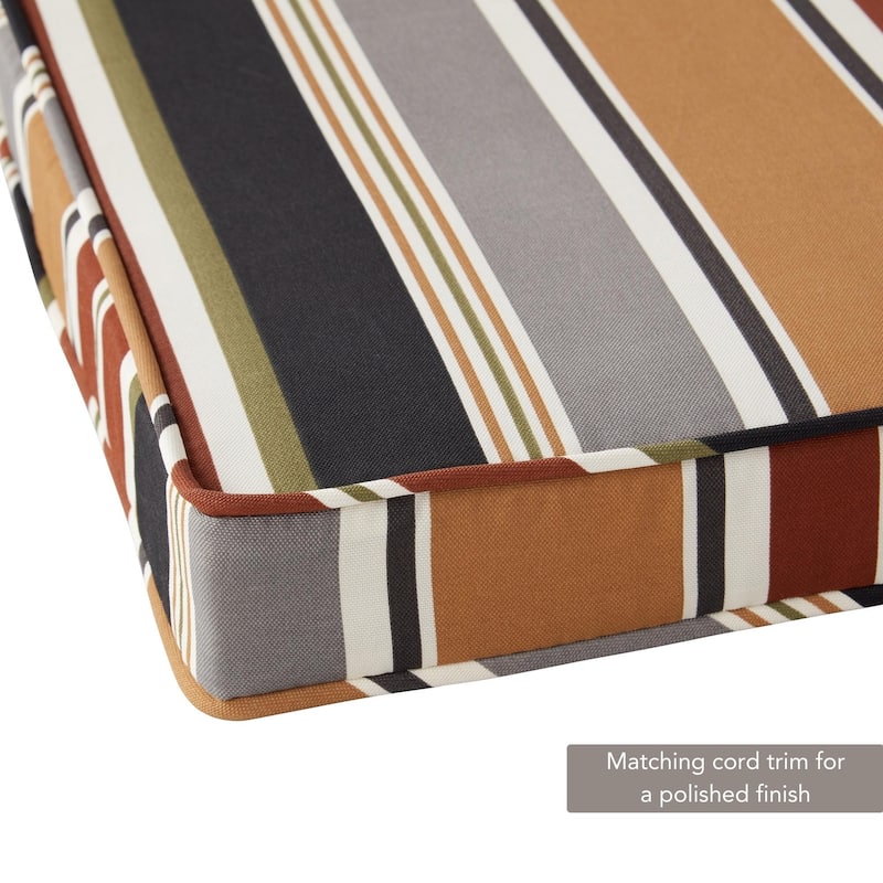 Greendale Home Fashions 18" Square Outdoor Chair Pad (Set of 2)