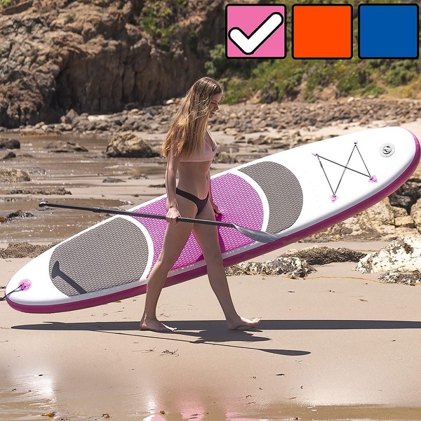 Crew Axel Inflatable Stand Up Paddle Board SUP Set 10 x 30 x 6 - Paddleboard for Kids & Adults Beginners and Advanced Riders. Opens flyout.