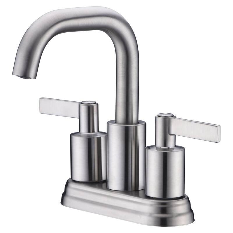 Ultra Faucets Kree Collection Two-Handle 4" Centerset Lavatory Faucet - Brushed Nickel UF46703