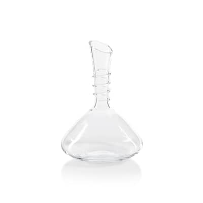 Bacalan Hand Made Glass Wine Decanter - 7.25" x 10.5"