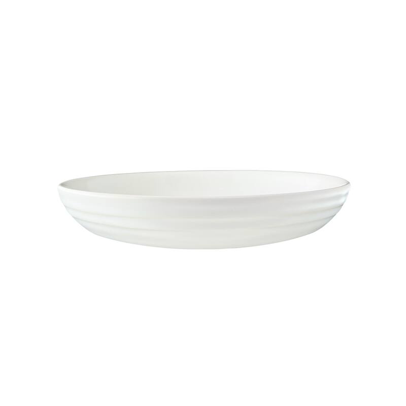 Lines Collection Pasta Bowls- Set of 4 - White
