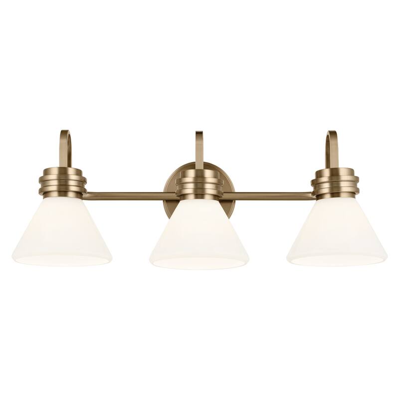 Kichler Lighting Farum 26 in. 3-Light Champagne Bronze Vanity Light