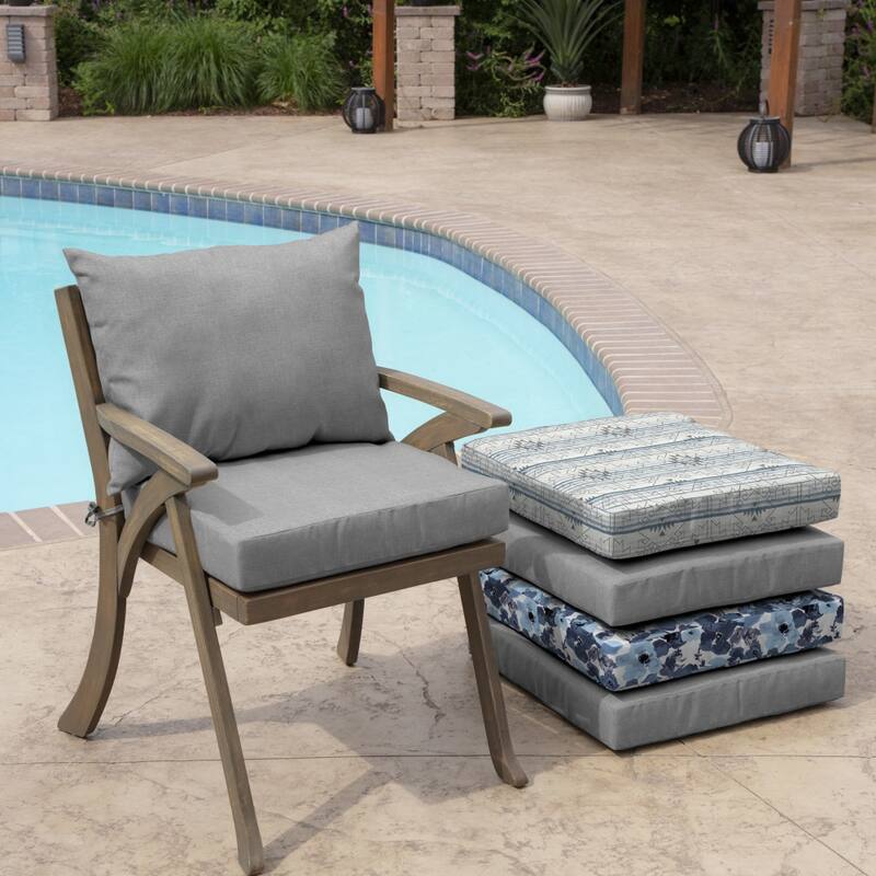 ARDEN Outdoor 21 x 21 in. Dining Chair Cushion Set