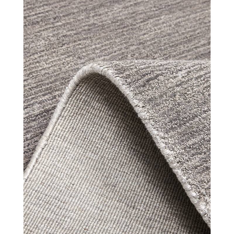 Overton Handmade Modern Contemporary Solid Area Rug