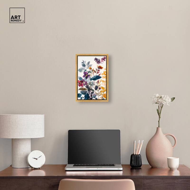 Iris Indigo I Canvas by Art Remedy