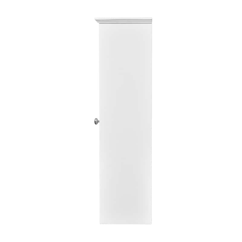 Wall Mounted Medicine Cabinet, Bathroom Storage Cabinet with High-definition Mirror Door, Open Shelves and Adjustabl Shelf