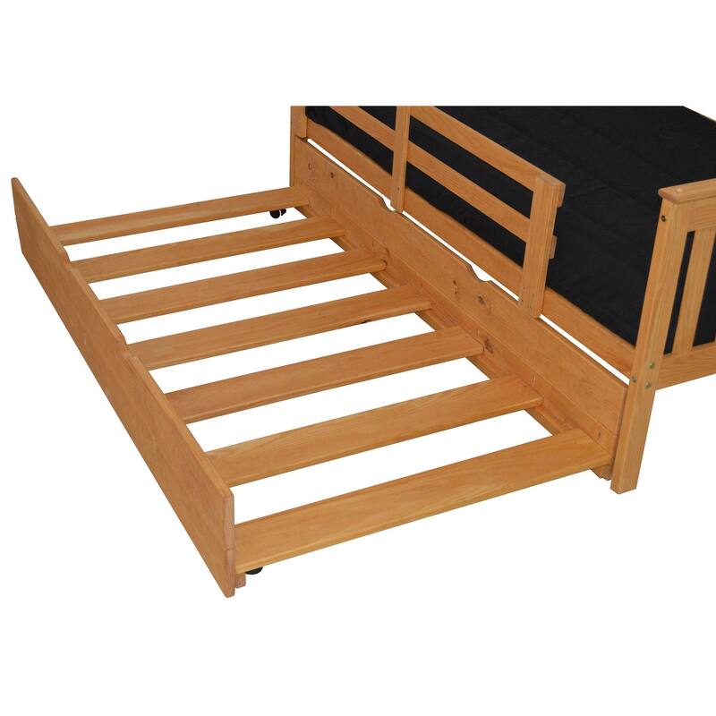 Pine Twin Trundle Unit - Honey Stain