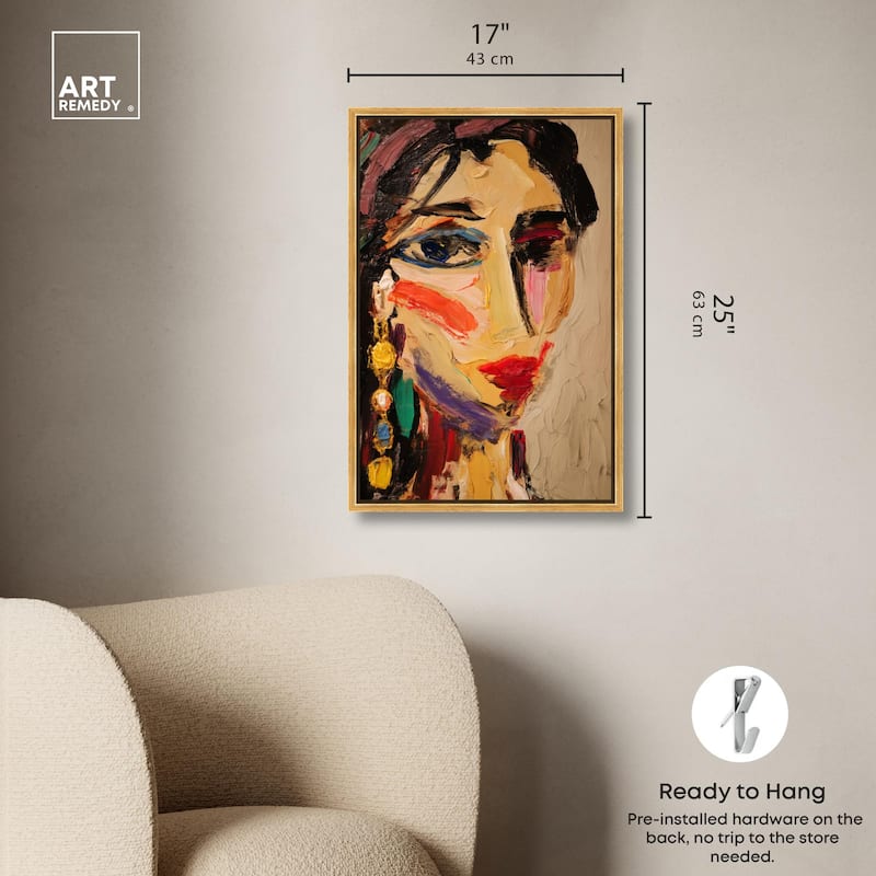 Colorful Expression I Canvas by Art Remedy