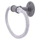 preview thumbnail 2 of 6, Allied Brass Pipeline Collection Towel Ring with Stainless Steel Braided Ring Matte Gray