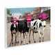 preview thumbnail 10 of 8, Stupell Superhero Cows in Town Wall Plaque Art Design By Porter Hastings
