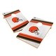 preview thumbnail 1 of 3, Cleveland Browns NFL 2x4 Tailgate Cornhole Boards Include Carrying Case