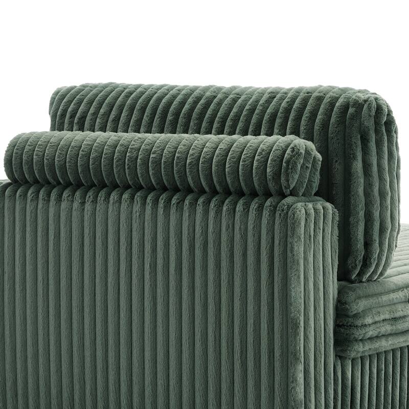 DREAMSIDEA Oversized Right Facing Chaise Lounge Lofa