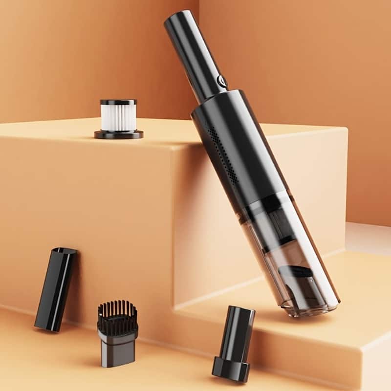 120W Cordless Handheld Vacuum Cleaner with 12000Pa Suction HEPA Filter and LED Light for Home and Car