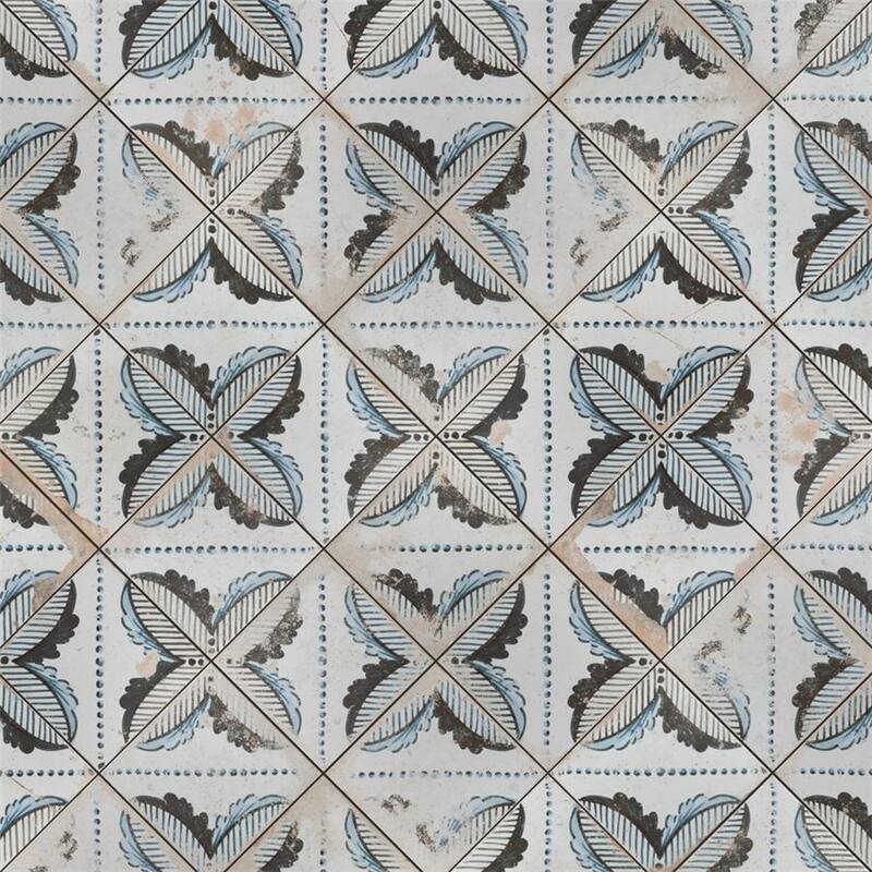 Merola Tile Kings Root Pinnate 17-5/8" x 17-5/8" Ceramic Floor and Wall Tile