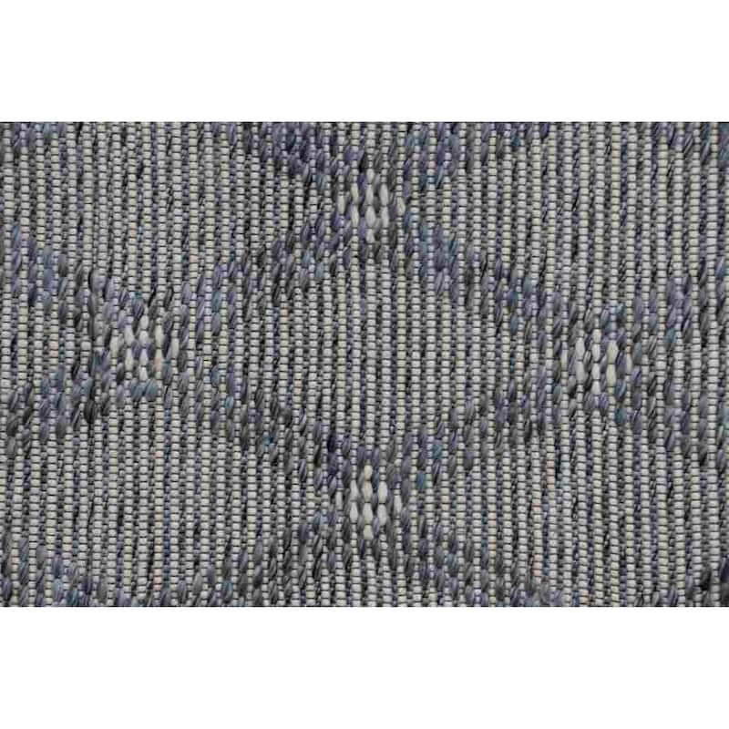 Sevita Transitional Diamond Wool Indoor Area Rug, 5' x 7'9"