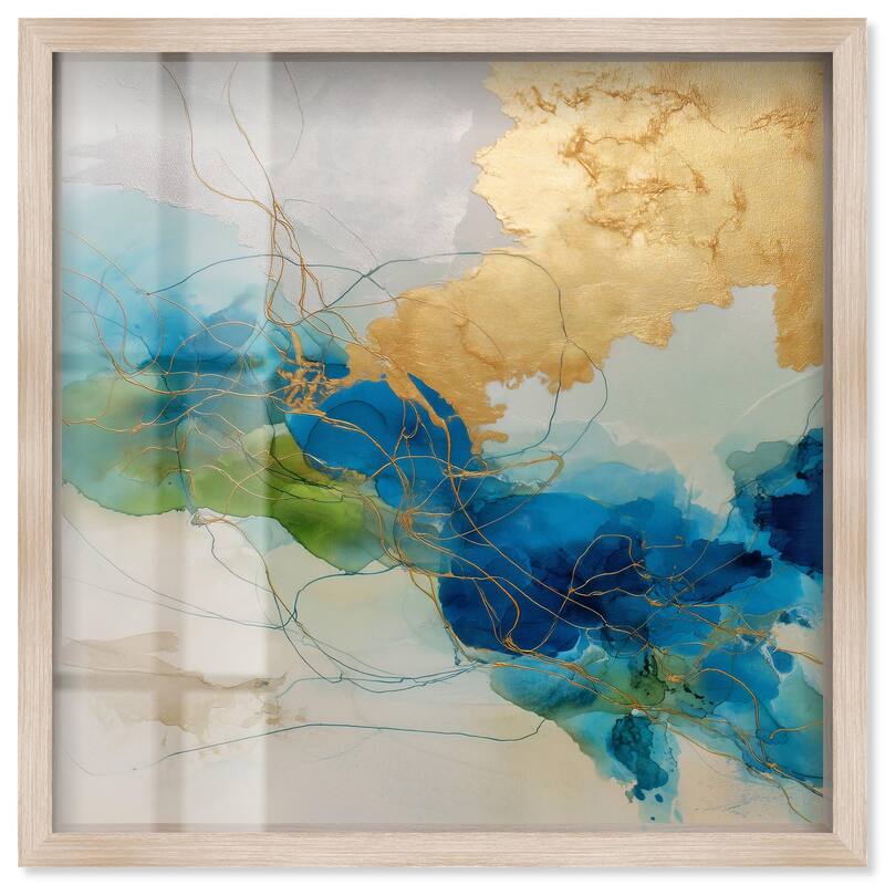 Alconia I Shadowbox by Art Remedy - Natural - 30" x 30"