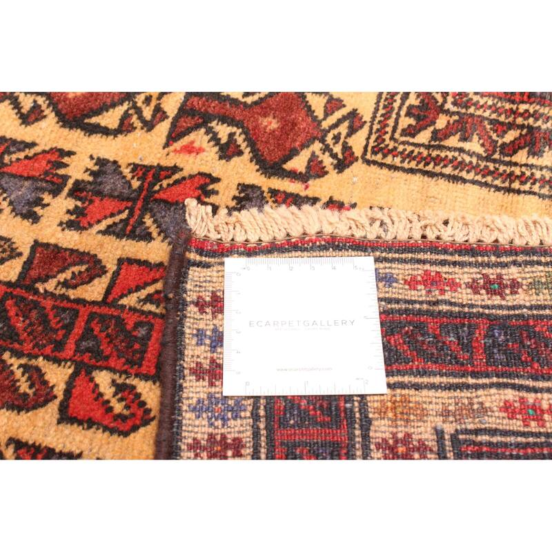 ECARPETGALLERY Hand-knotted Teimani Beige Wool Rug - 2'9 x 4'4