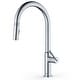 preview thumbnail 3 of 8, Karran QT-812 Top Mount 33 in. Large Single Bowl Quartz Kitchen Sink in Grey With Kitchen Faucet in Stainless Steel