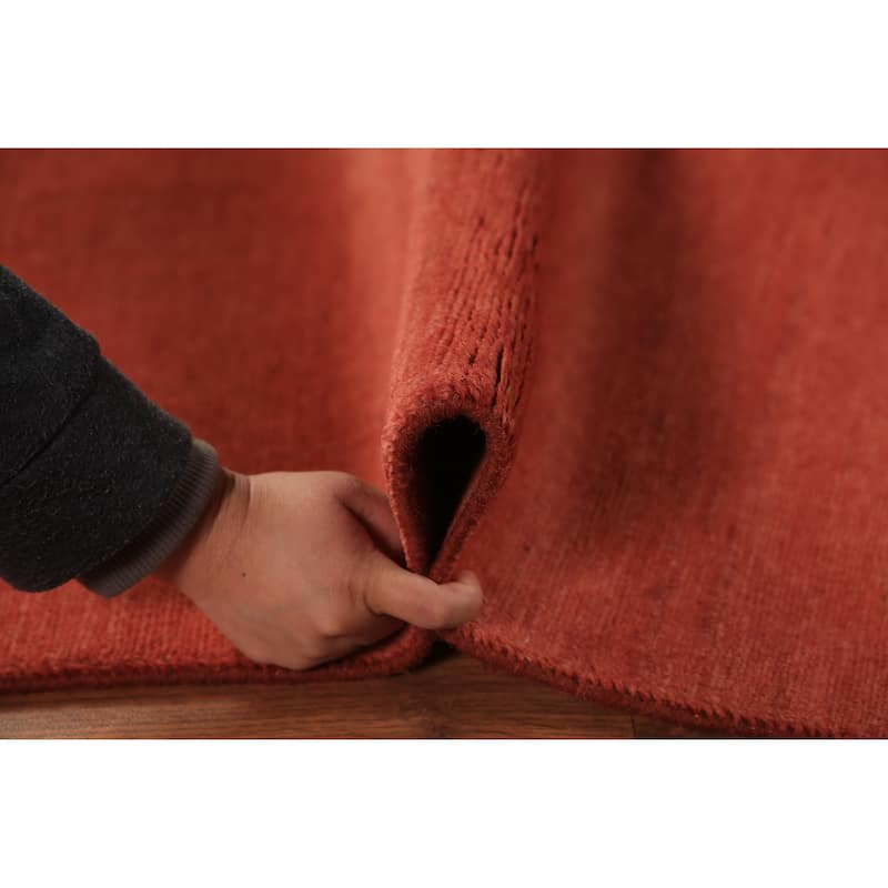Striped Gabbeh Oriental Rug Handmade Wool Carpet - 3'4" x 6'5"