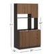 preview thumbnail 31 of 43, Living Skog Pantry Kitchen Microwave Storage Cabinet