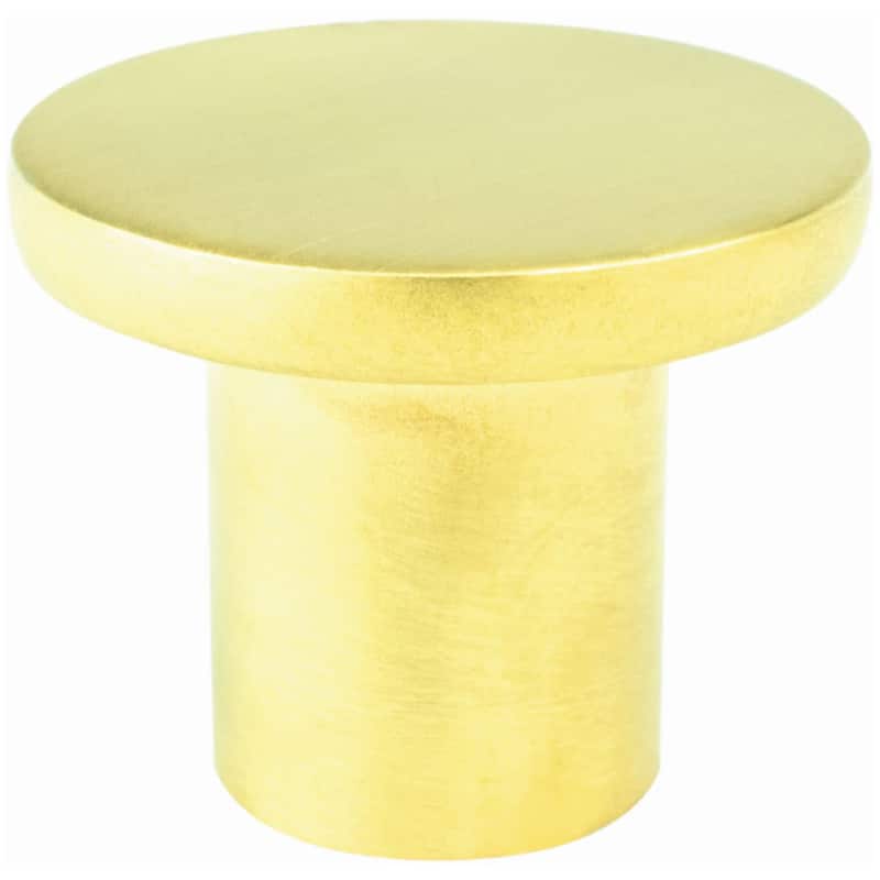 Berenson 6076-1-C Art Tech - Disc 1-1/8" Round Flat Cabinet Knob / - Soft Gold