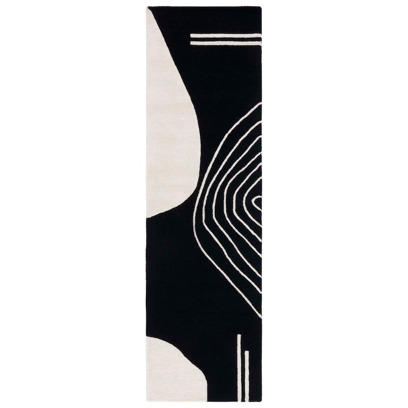 SAFAVIEH Handmade Rodeo Drive Vutka Mid-Century Modern Wool Rug