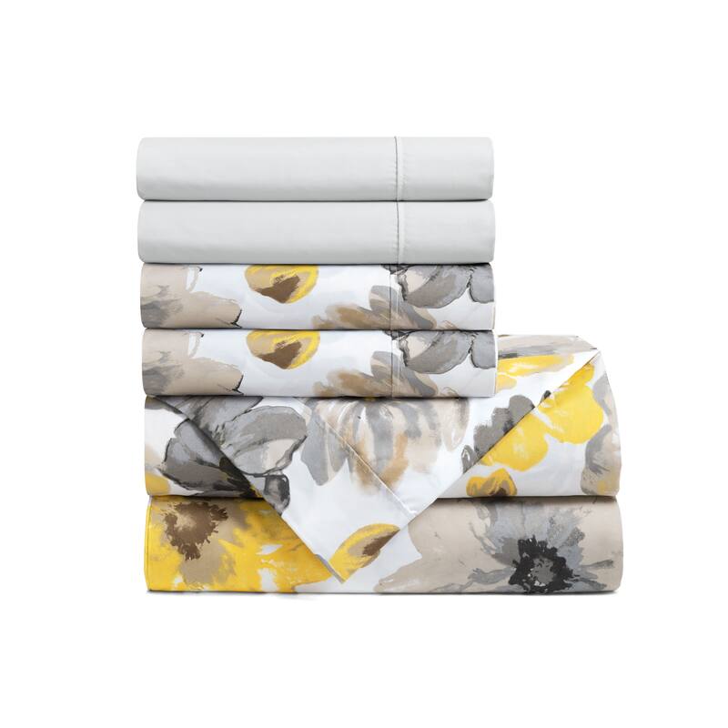 Lush Decor Leah Soft 6 Piece Sheet Set