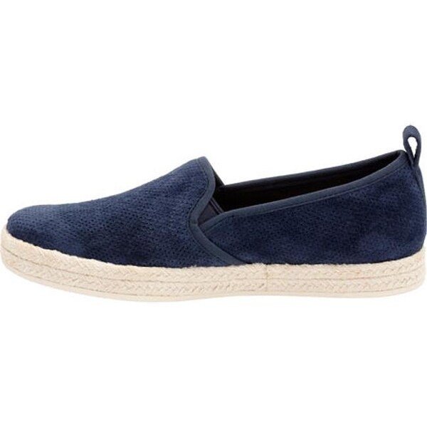 Azella Revere Slip On Navy Suede
