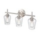 preview thumbnail 10 of 17, Millennium Lighting Ashford Metal Bathroom 3 Light Vanity Fixture in Multiple Finishes