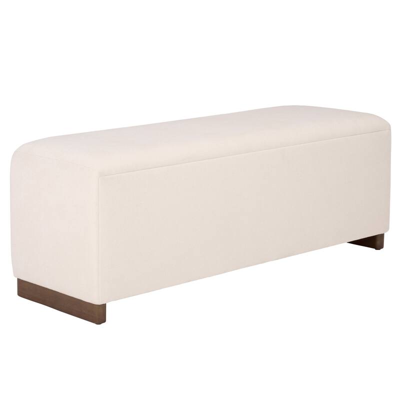 SAFAVIEH HOME Kowal Storage Bench - 51"W x 17"D x 19"H