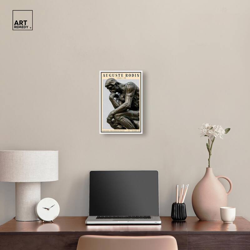 The Thinker Canvas by Art Remedy