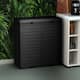 Option Double Trash Can Black