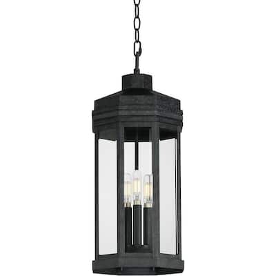 Maxim 30229CL Wright 3 Light 9" Wide Outdoor Mini Pendant