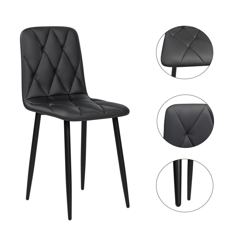 4 Modern Kitchen Dining Chairs – Comfortable & Stylish Set-image