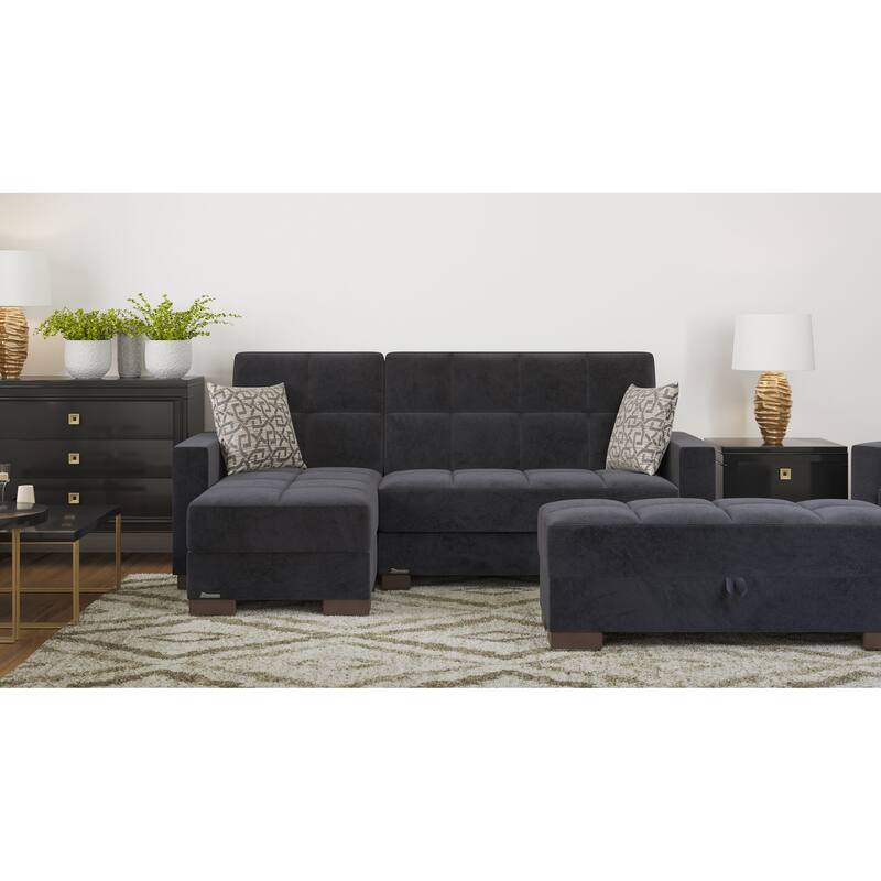 Upholstered Ottoman with Storage