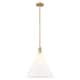 Option Brushed Brass / Matte White