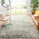 preview thumbnail 31 of 74, SAFAVIEH Madison Loane Modern Abstract Rug 12' x 18' - Green/Turquoise