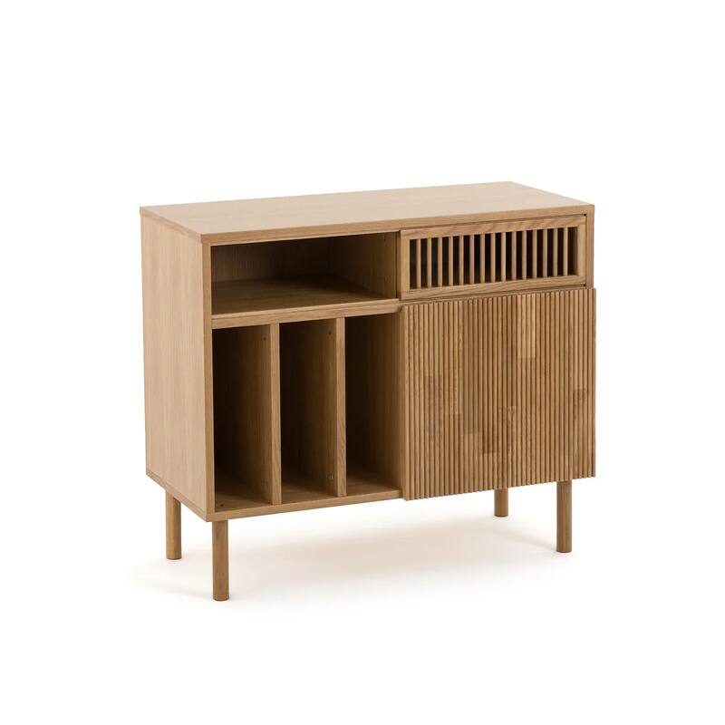 Bilbao Solid Oak Vinyl Cabinets - N/A