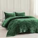 Wonderful Diamond Velvet 3 Piece Quilt Set