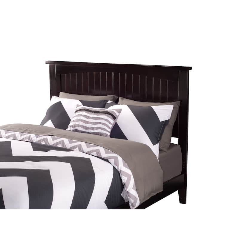 Platform Bed - Solid Hardwood Design - Open Footboard - Sturdy Wood Frame - Spacious Bedroom Furniture