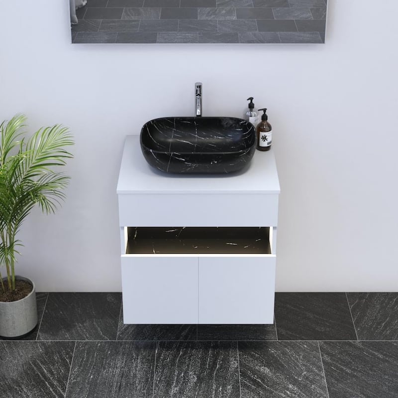 Laguna 2D 60 Floating Bathroom Vanity (24" Width)
