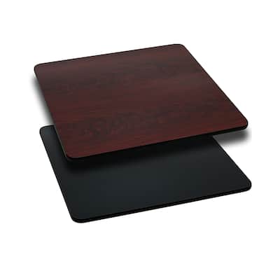 30'' Square Table Top with Reversible Laminate Top