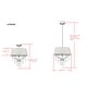 preview thumbnail 3 of 2, SAFAVIEH Lighting Waltz Adjustable 3-light Chrome Pendant - 17"x17"x17868"