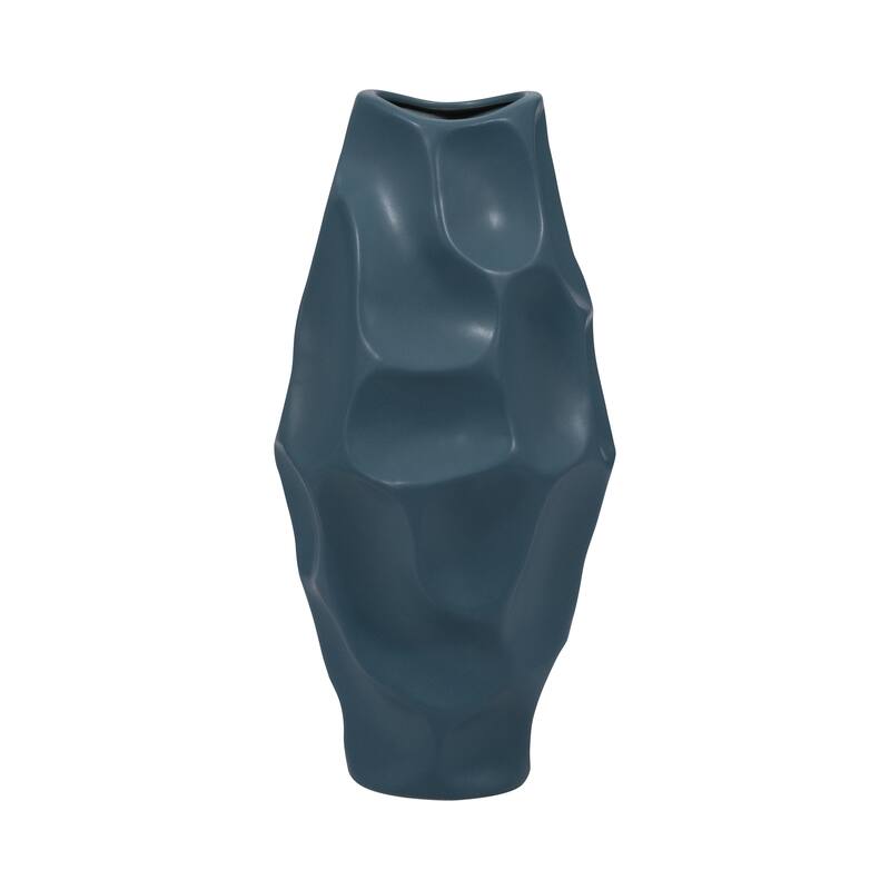 Ceramic Modern Arleta Decorative Vase - Teal