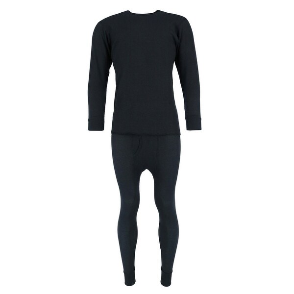 Cotton Plus Men's Big and Tall Thermal Long Underwear Set - Overstock -  32659065 - 3XL