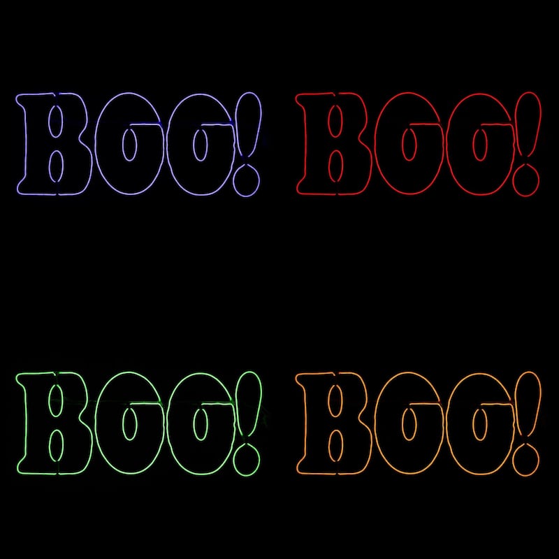 Litelines Boo sign