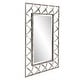 preview thumbnail 3 of 7, Allan Andrews Rectangular Wall Mirror with Lattice Iron Frame - 32"H x 24"W
