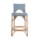 preview thumbnail 11 of 29, Creanly 25.25"H Seat Rattan Counter Stool with Back