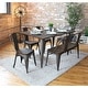 preview thumbnail 4 of 14, Carbon Loft Boyer Industrial Farmhouse 59-inch Dining Table